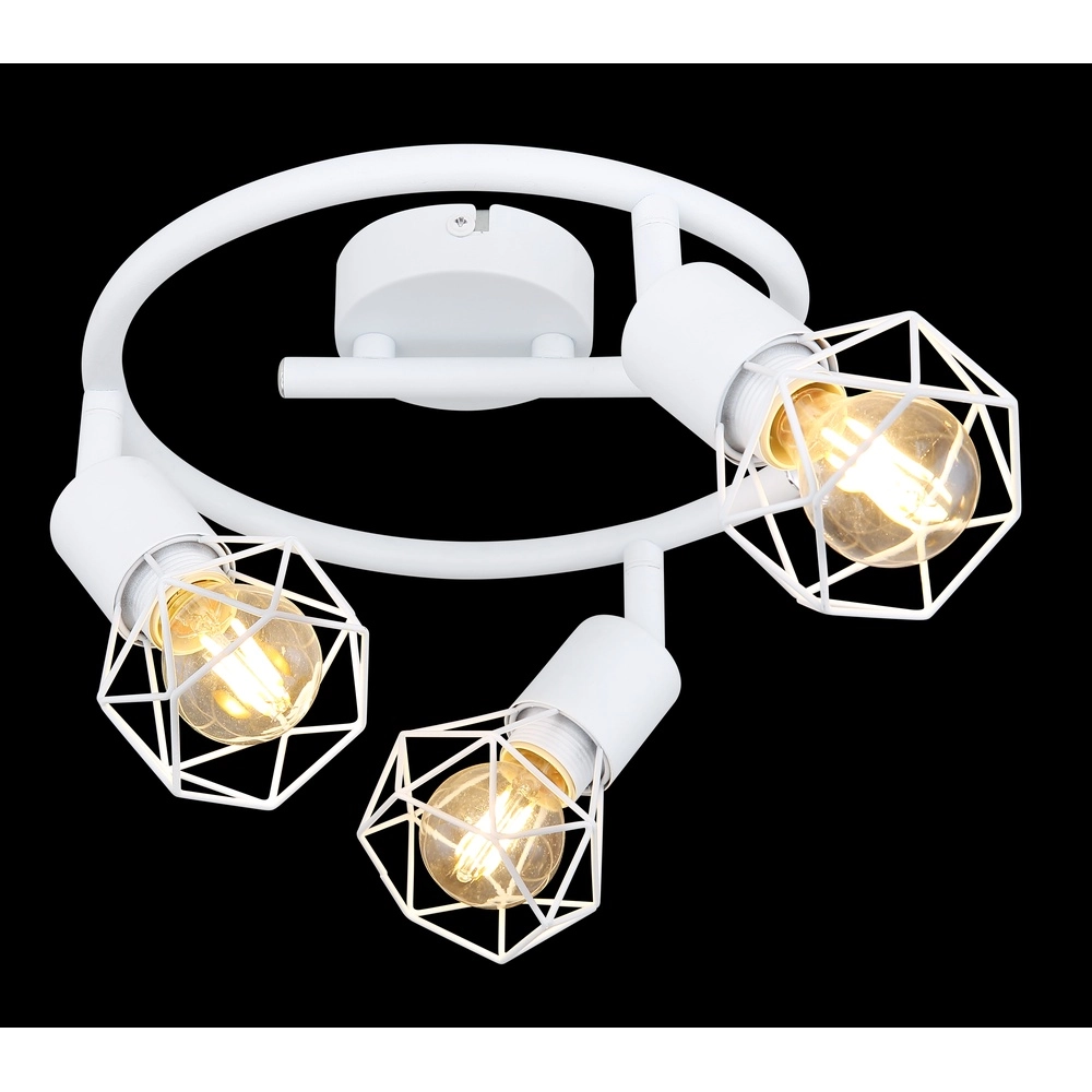 Lampe de plafond Xara I Blanc à 3 lumières Globo 9007371400997