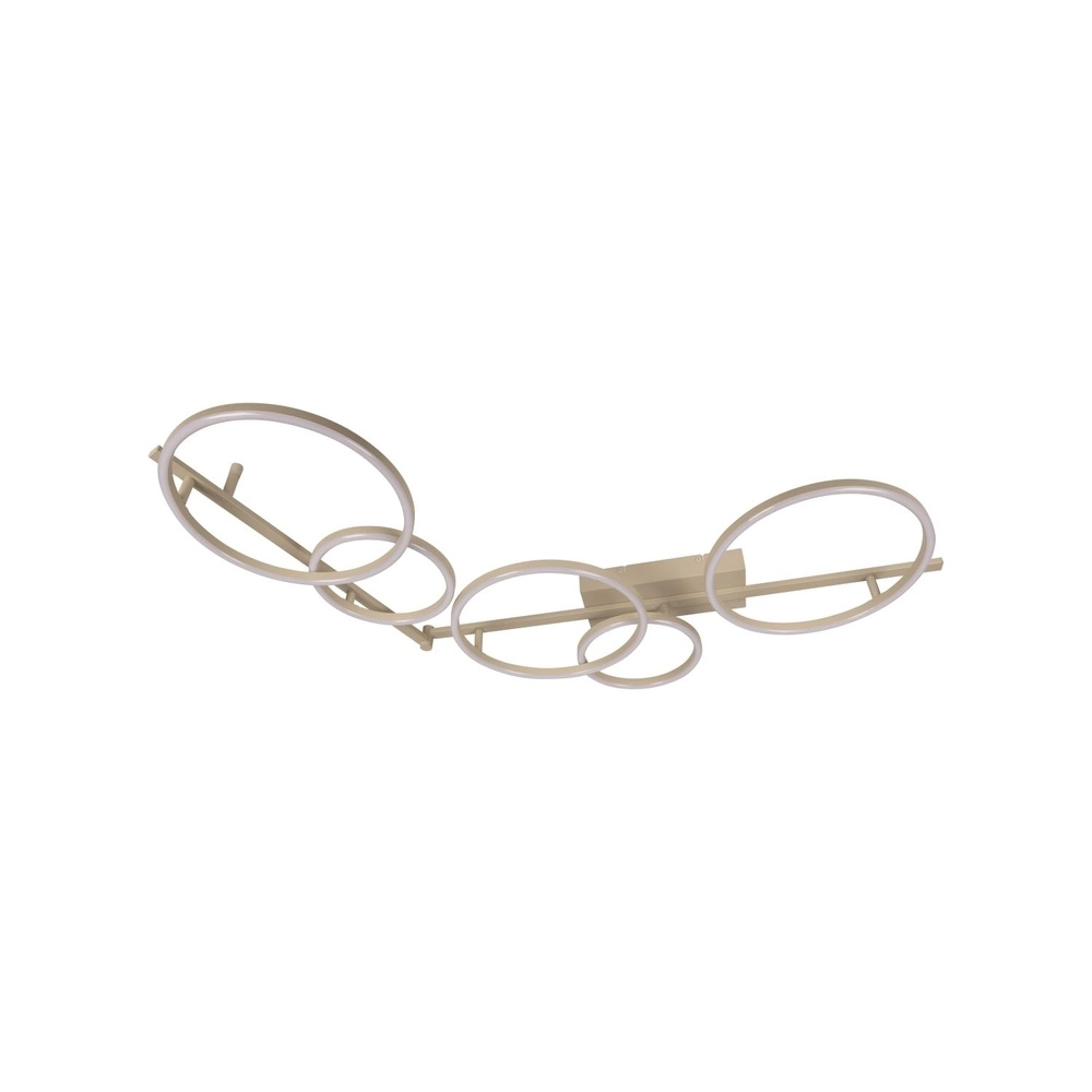 Lampe de plafond moderne Nicola Sand Brown Corner
