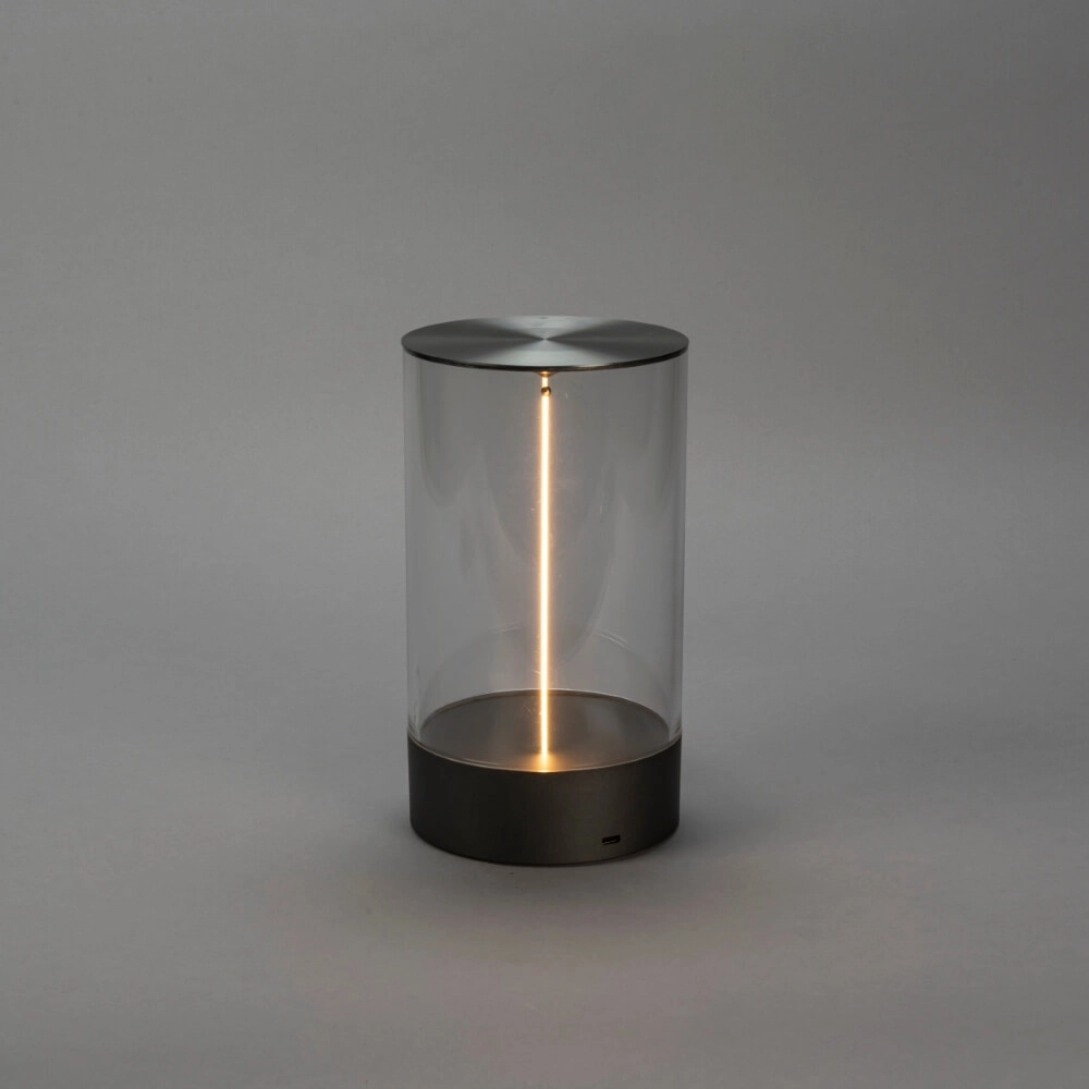 Lampe rechargeable Edison M anthracite KonstSmide 7318307848373