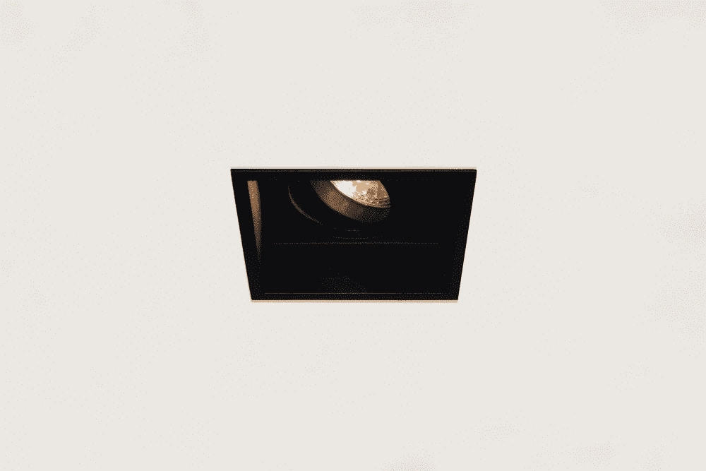 Spot encastré noir Rex carré Artdelight 8719831735532