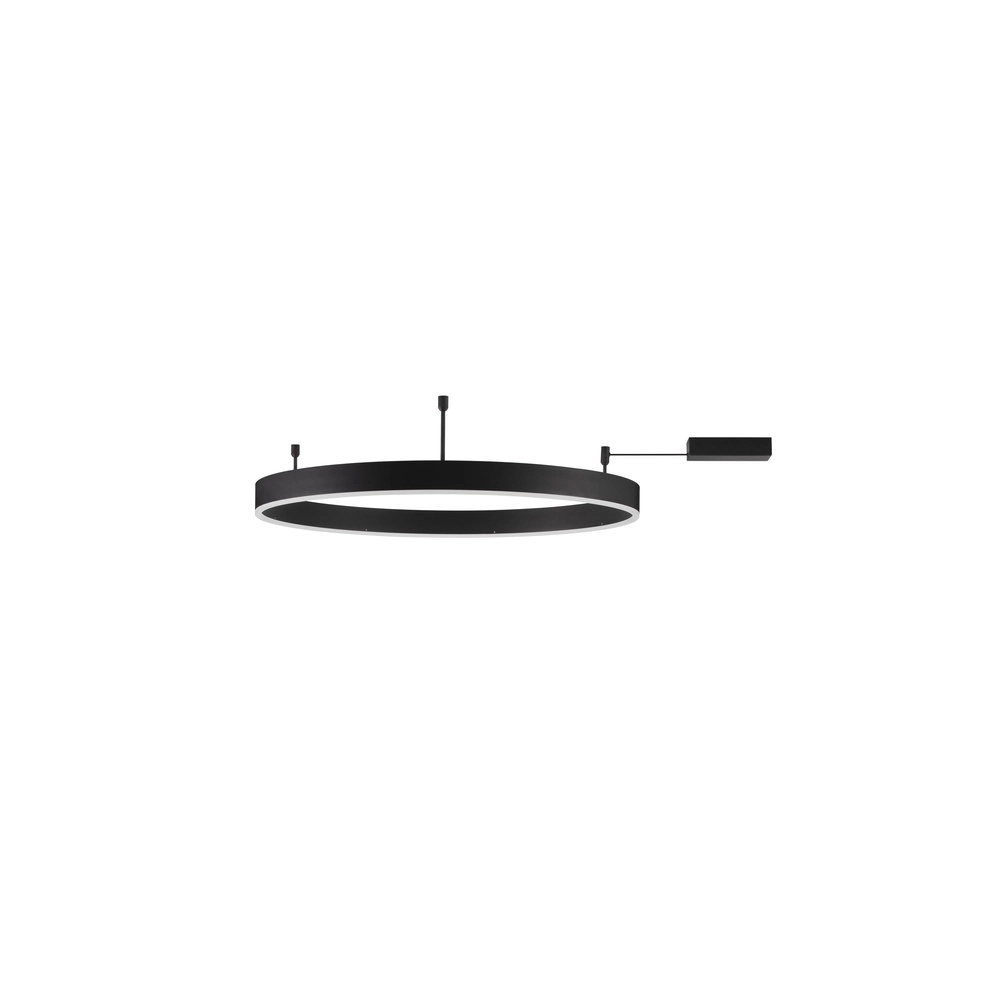 Plafonnier Motif noir Ø 80cm Lyora 5212017442994