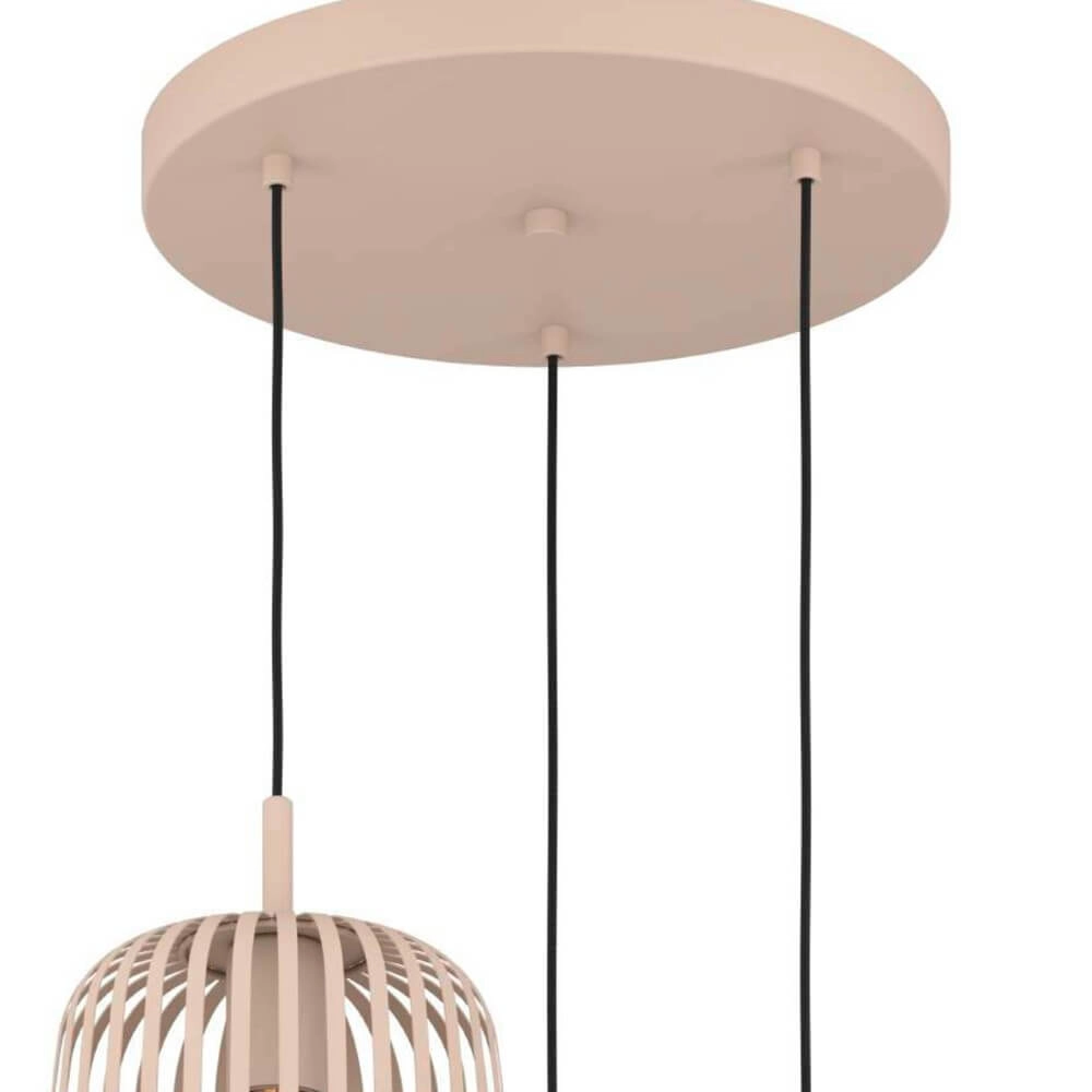 Lampe suspendue sable Romazzina 3 lumières Eglo 9008606258574