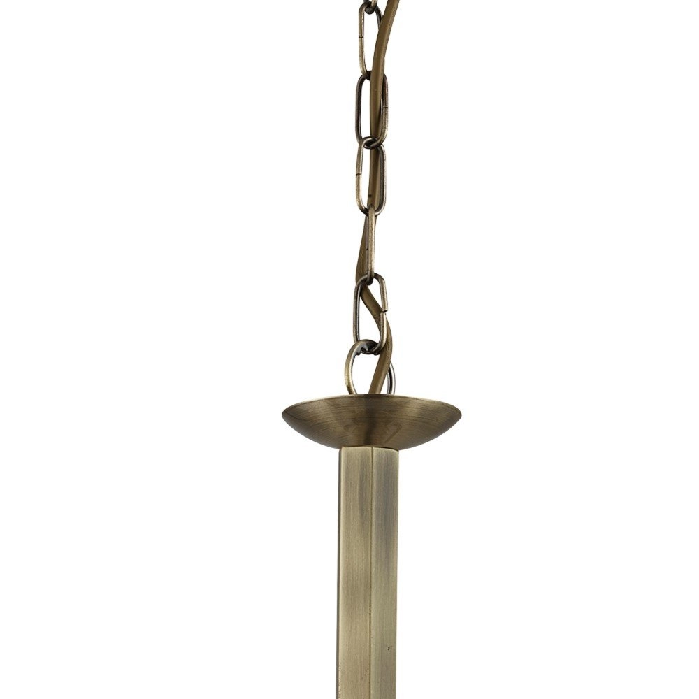 Lustre rural Richmond 5 lumières 52cm bronze antique Searchlight 5053423056449