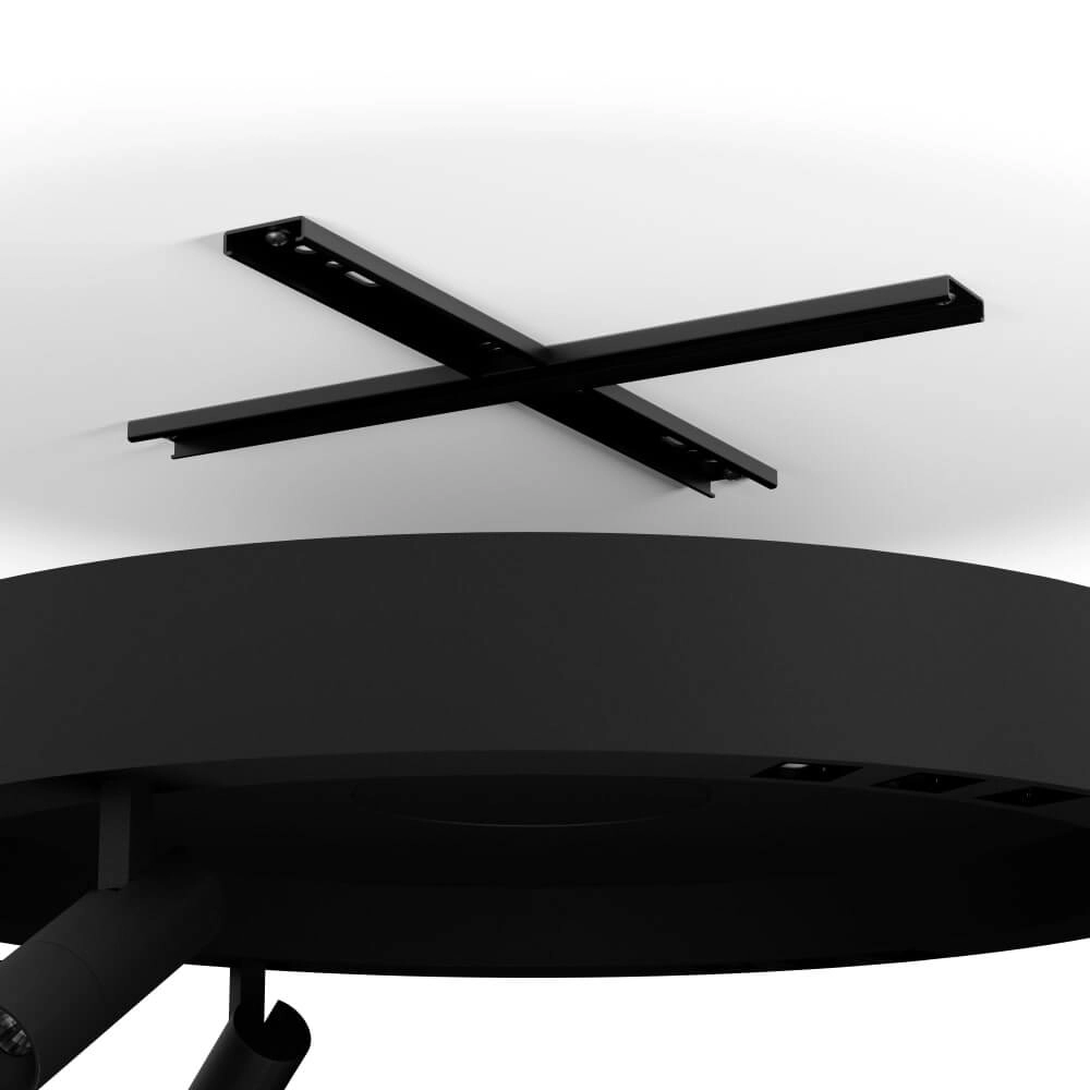 Plafonnier LED noir Bruscoli Ø 60 cm Stars of Light 9008606221165