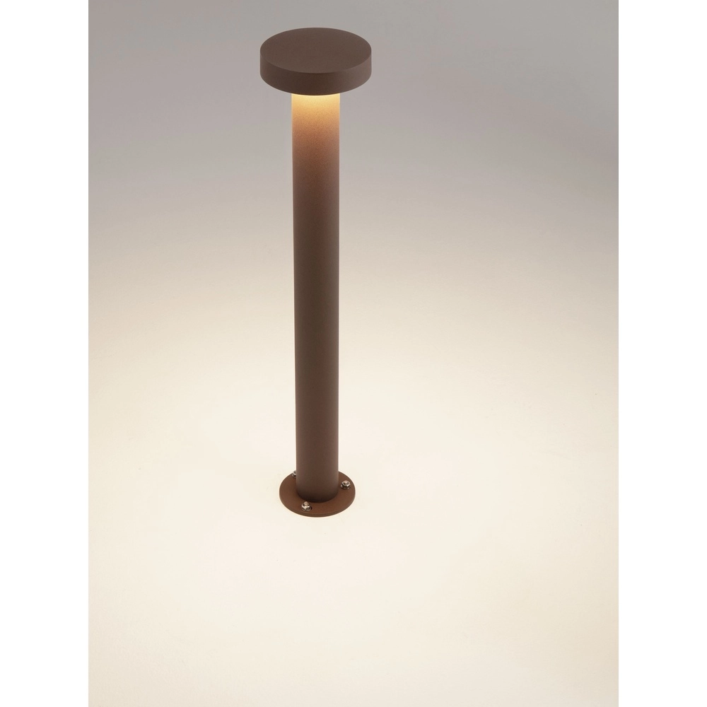 Lampe de jardin de Desing Gong brun rouille 60cm - 3000K
