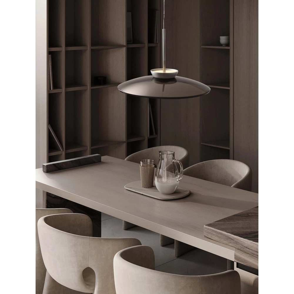 Suspension Esti verre fumé Ø 50cm Lyora 5212017461858