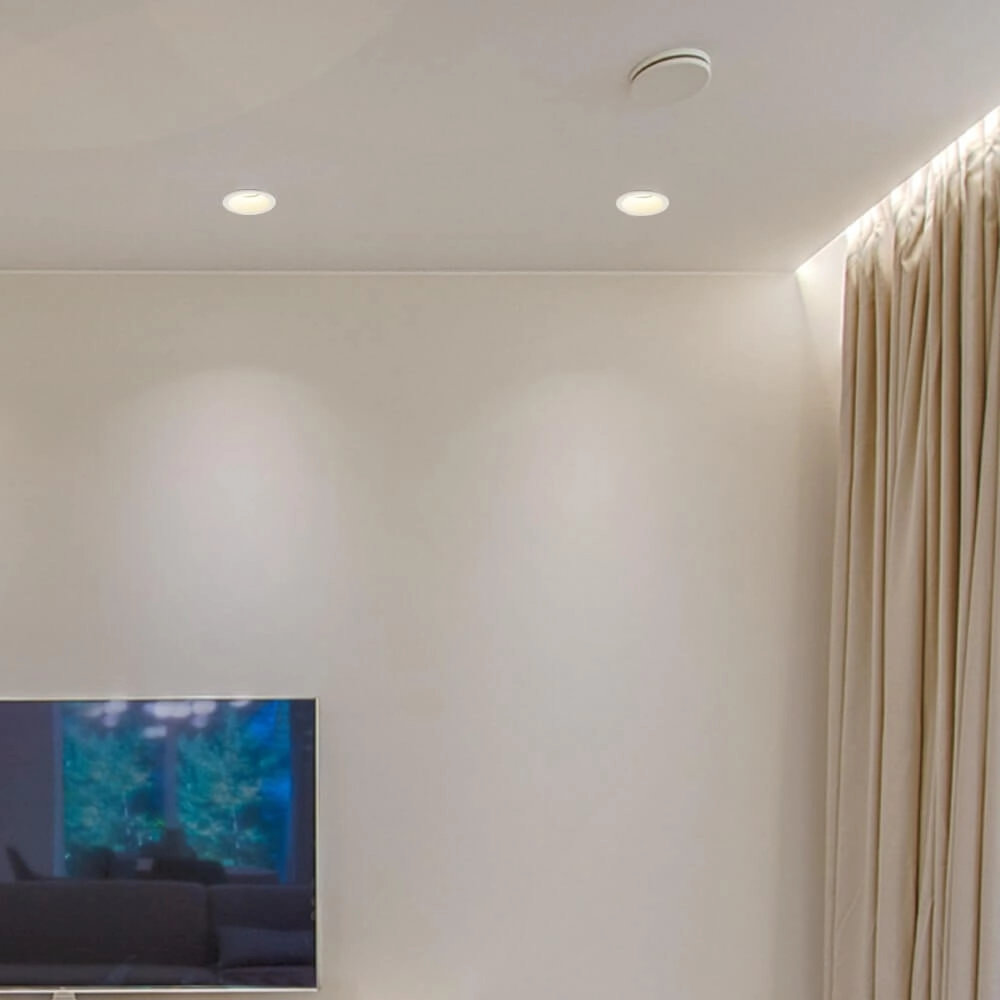 Spot encastré Slim Trim Adjustable blanc Lyora