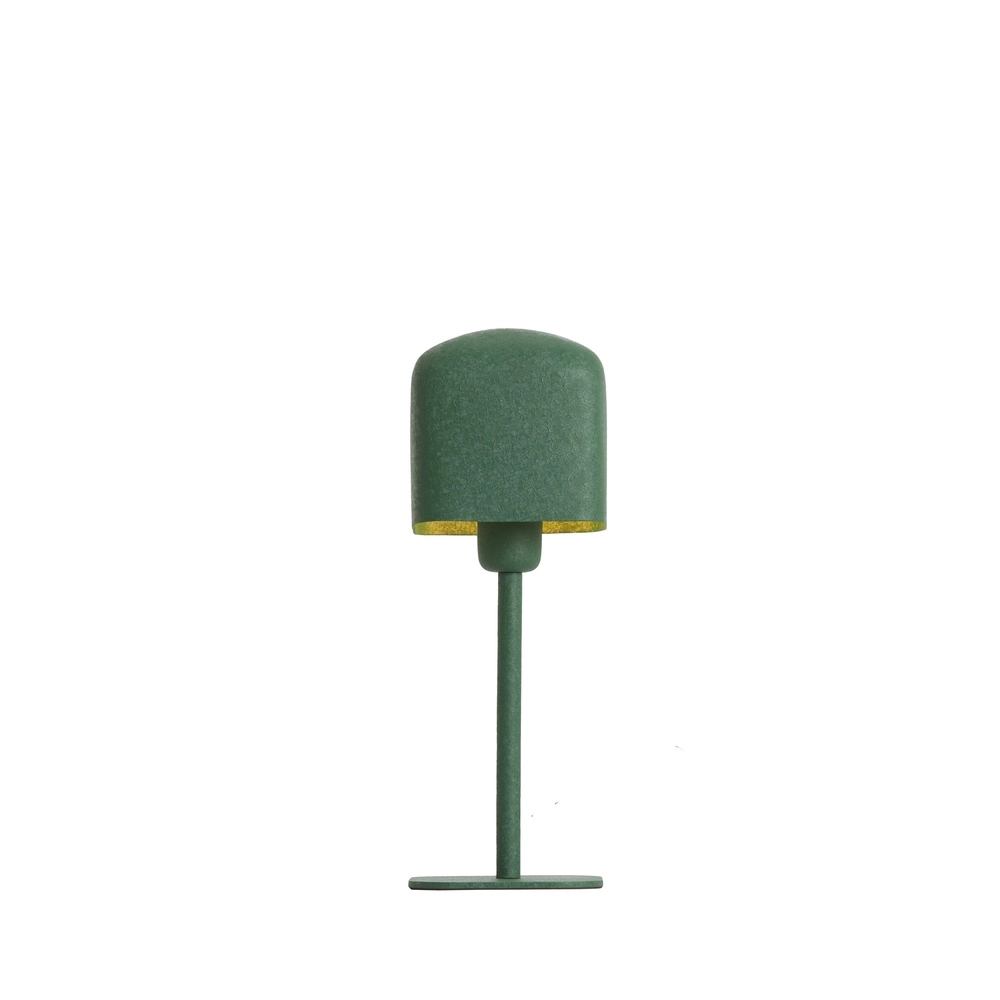 Lampe de chevet Elenie 13x13cm - vert foncé mat Light & Living 8717807818678