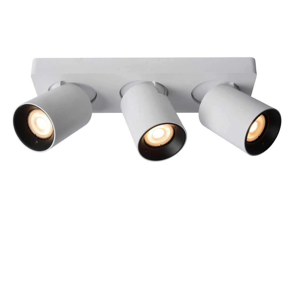 Projecteur de plafond Nigel Blanc à 3 lumières Lucide 5411212092588
