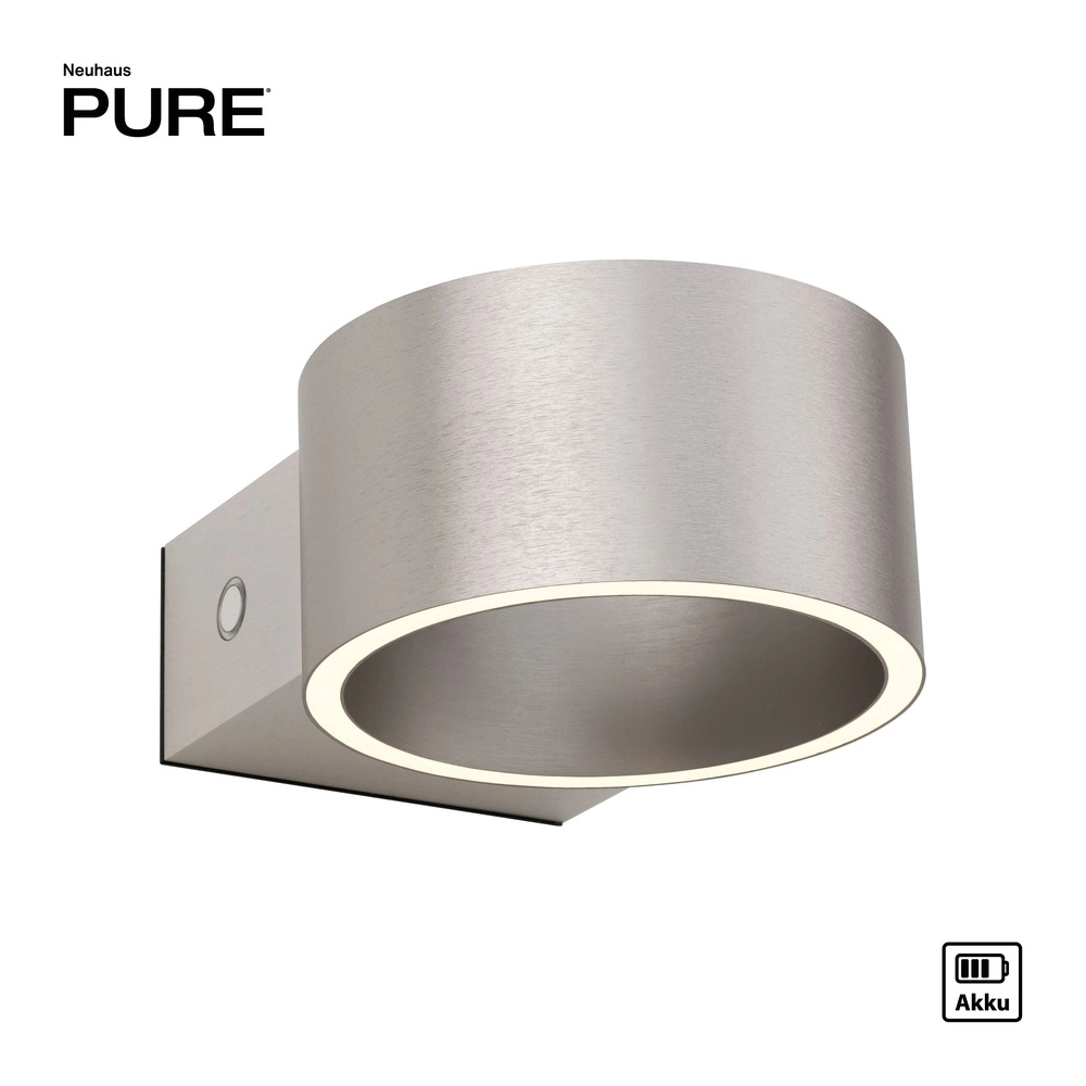 Lampe murale rechargeable Pure Akku Clipse Diamant Paul Neuhaus 4012248391761