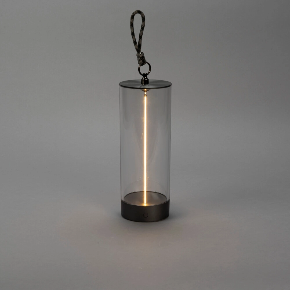 Lampe rechargeable Edison S anthracite KonstSmide 7318307846379