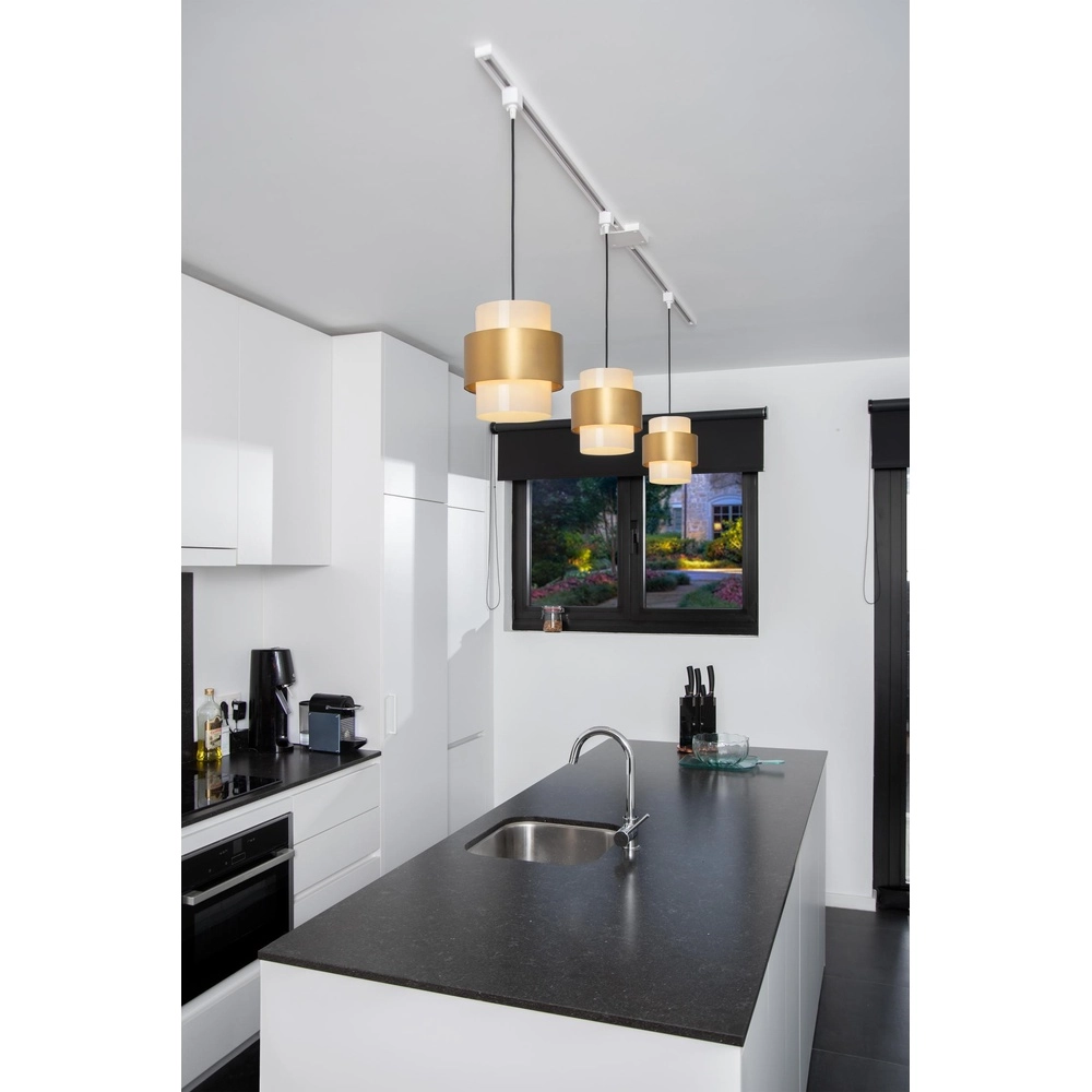 Adaptateur de lampe suspendue à rail Track Blanc monophasé Lucide 5411212093868