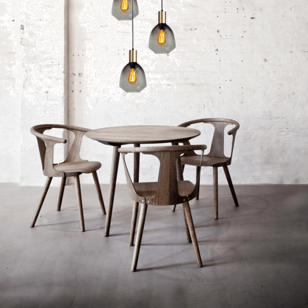 Suspension loft 3 lumières - or - Porto avec des lunettes vertes Nicolette Masterlight 8718121270920