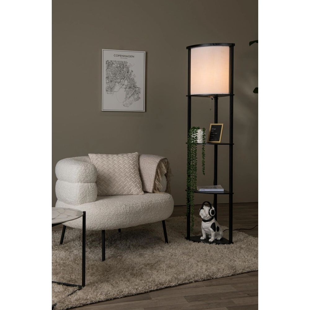 Lampe de pied Menno Noir Lucide 5411212441591