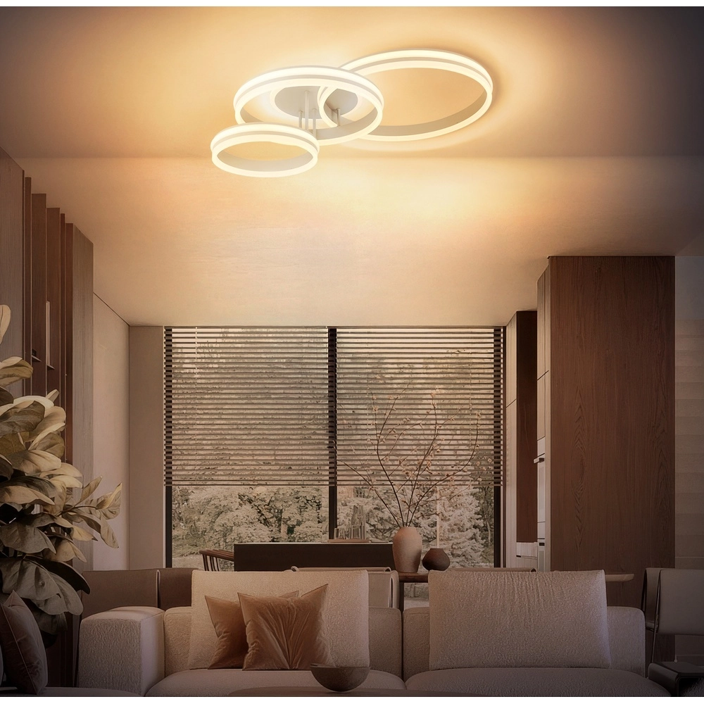 Lampe de plafond brun sable Rubio Conception Globo 9007371593040