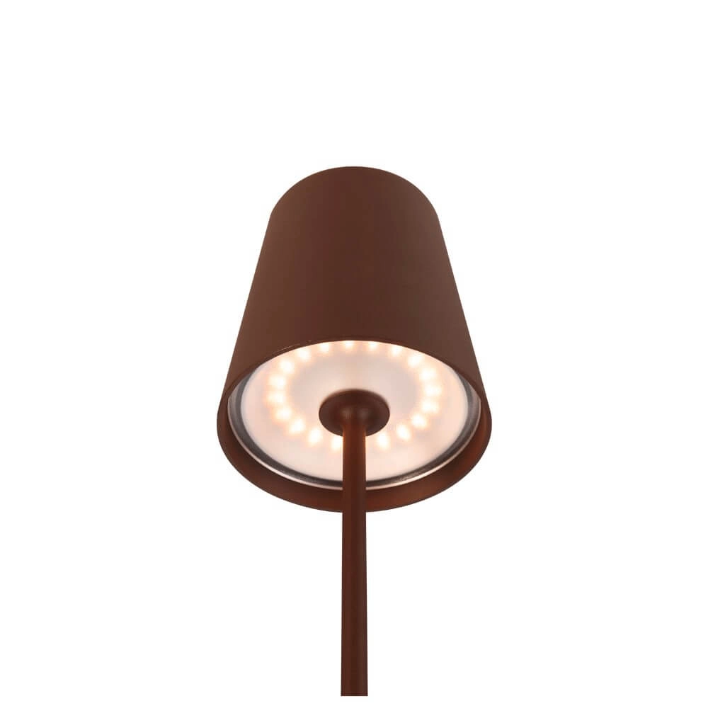 Lampe de table d'extérieur Vinolina Two rouille - rechargeable SLV 4024163288309