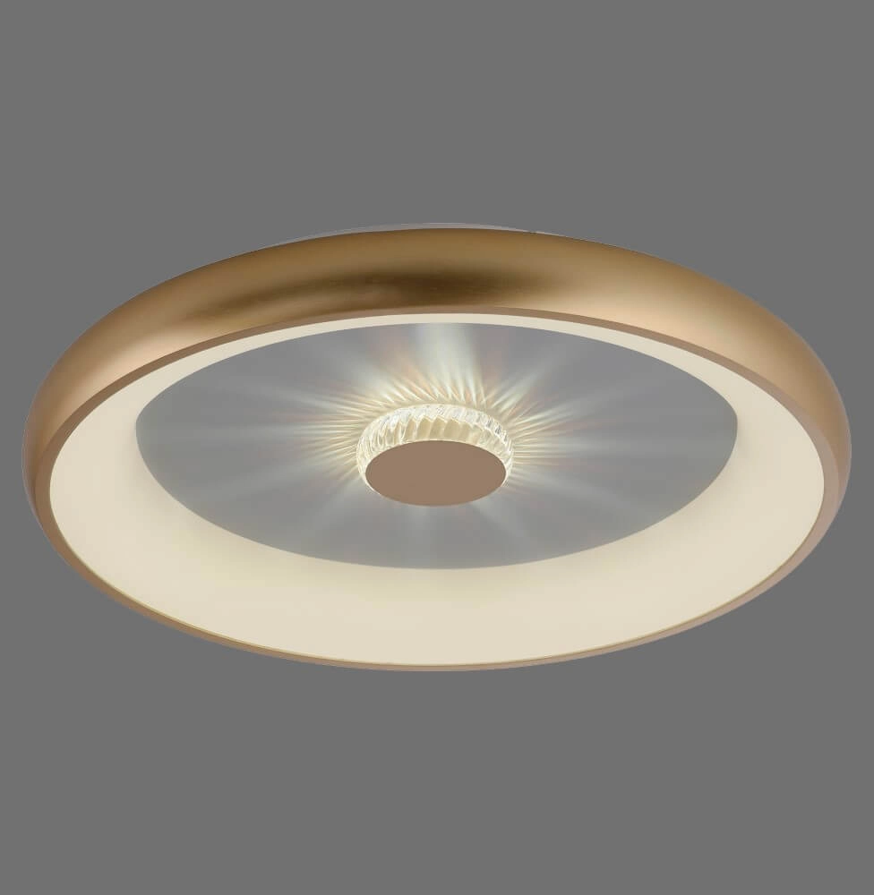 Plafonnier rond Vertigo laiton Ø 61,5cm Just Light 4043689995096