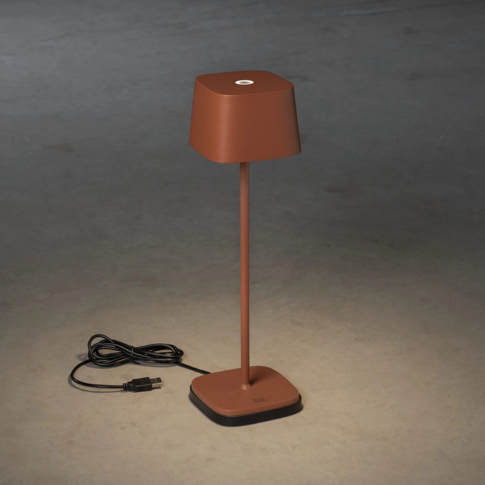 Lampe de table sans fil Capri terre cuite KonstSmide 7318307814965