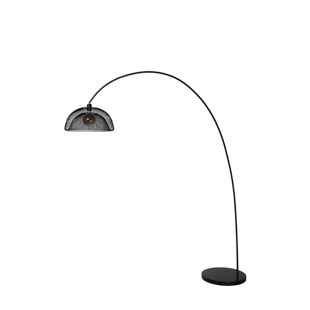 Lampe à arc maillée Mesh Noir