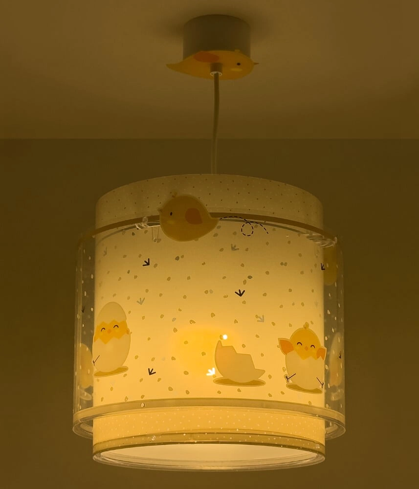 Lampe suspendue chambre d'enfant taupe Baby Chicken Dalber 8420406768724
