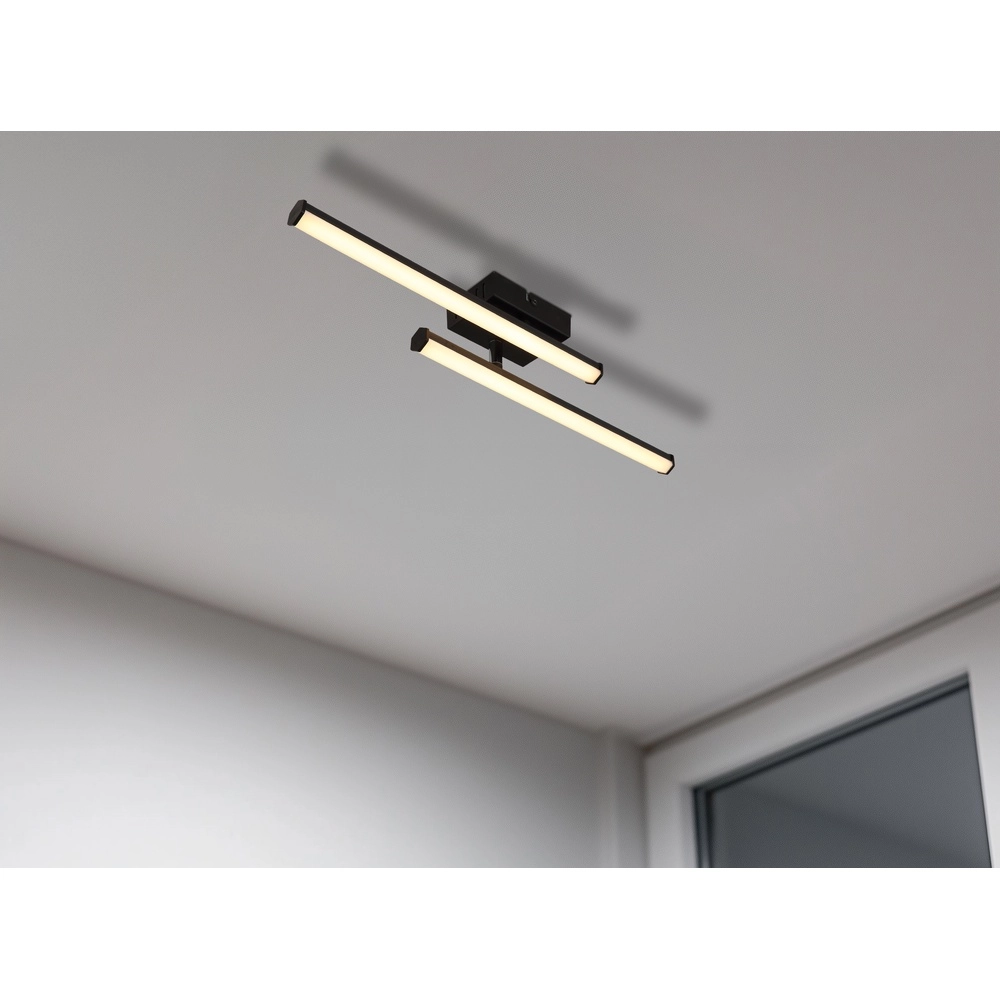 Lampe de plafond moderne Kirina 50 cm noir Globo 9007371512232