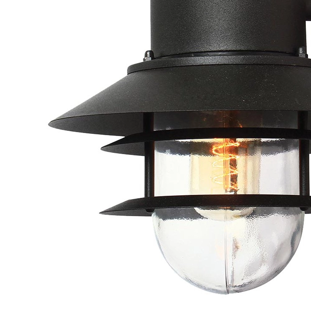 Lampe d'extérieur Helsinger Down noir Franssen 5024005263012