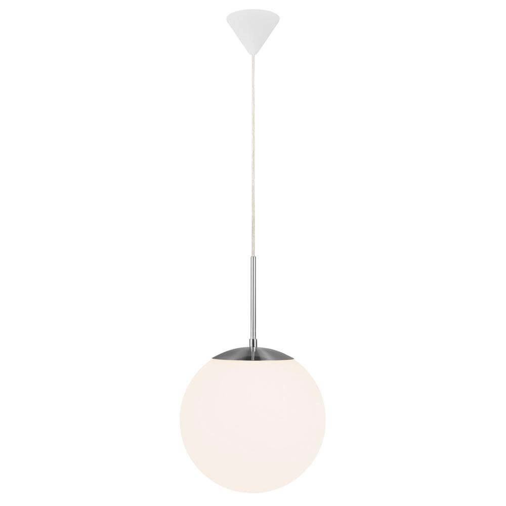 Suspension en verre Cafe blanc Ø 25cm Nordlux 5701581103016