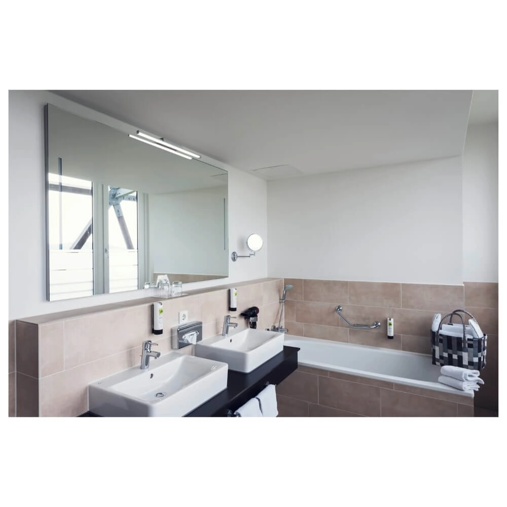 Éclairage de miroir à LED Glenos II argent SLV 4024163236607