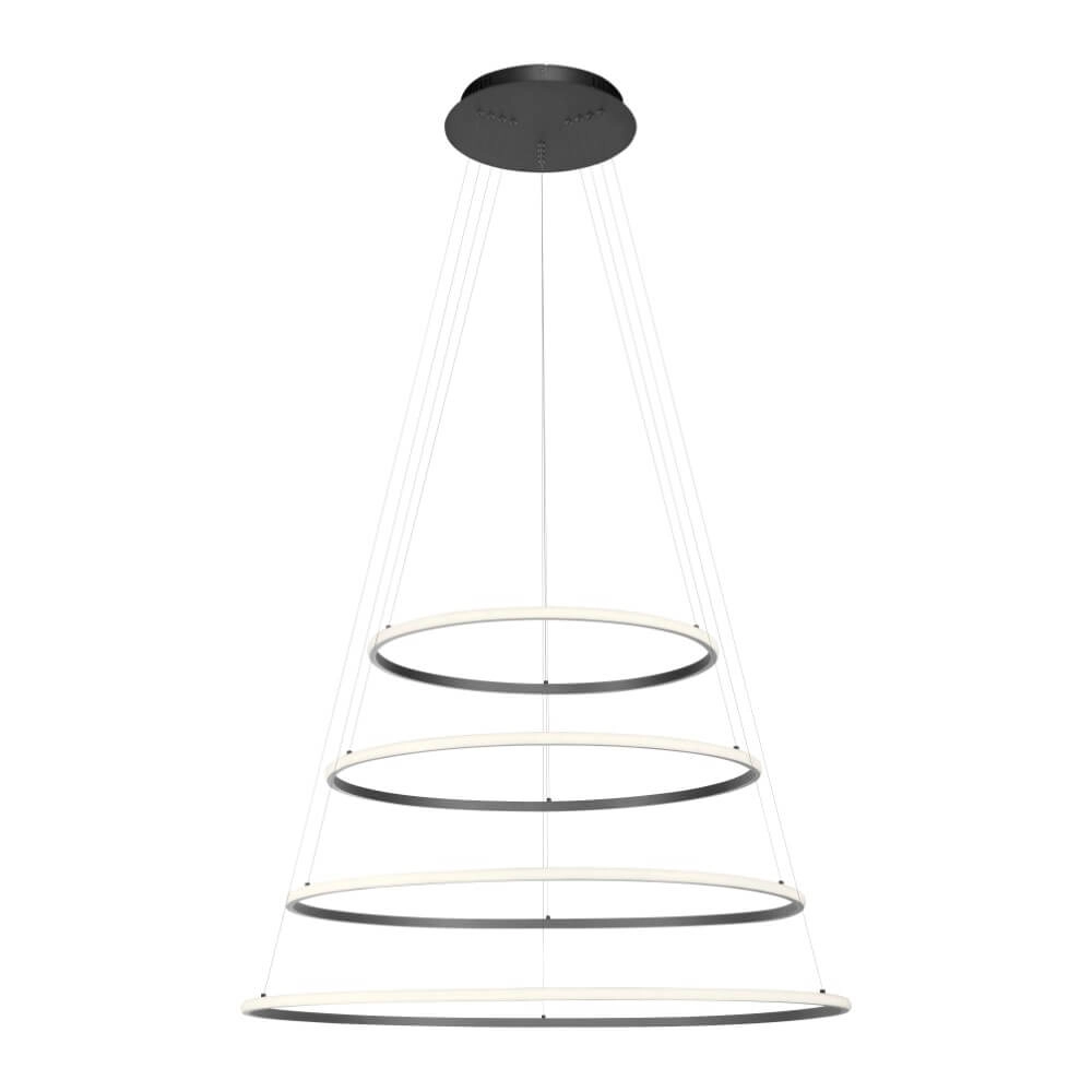 Lampe suspendue moderne Tessara anthracite