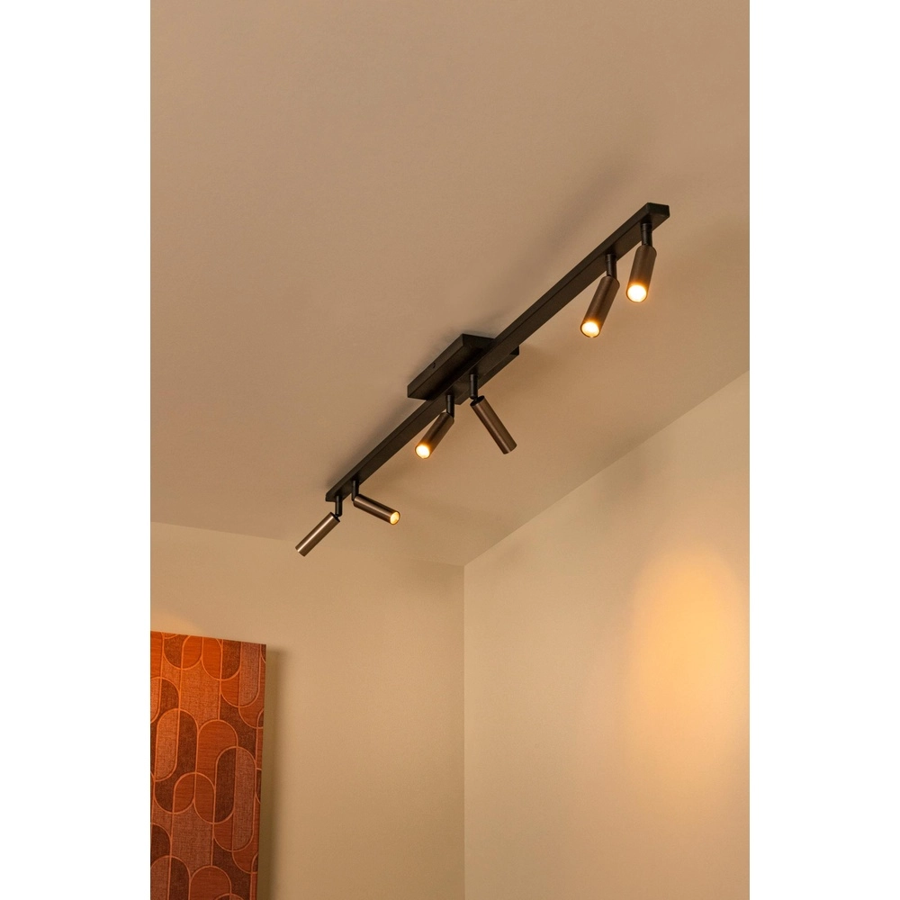 Projecteur de plafond Keoni 6-café brun clair Lucide 5411212094162