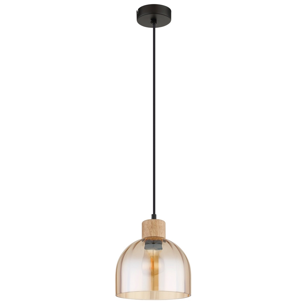 Lampe suspendue Swanson noir Ø 20cm Globo 9007371589647