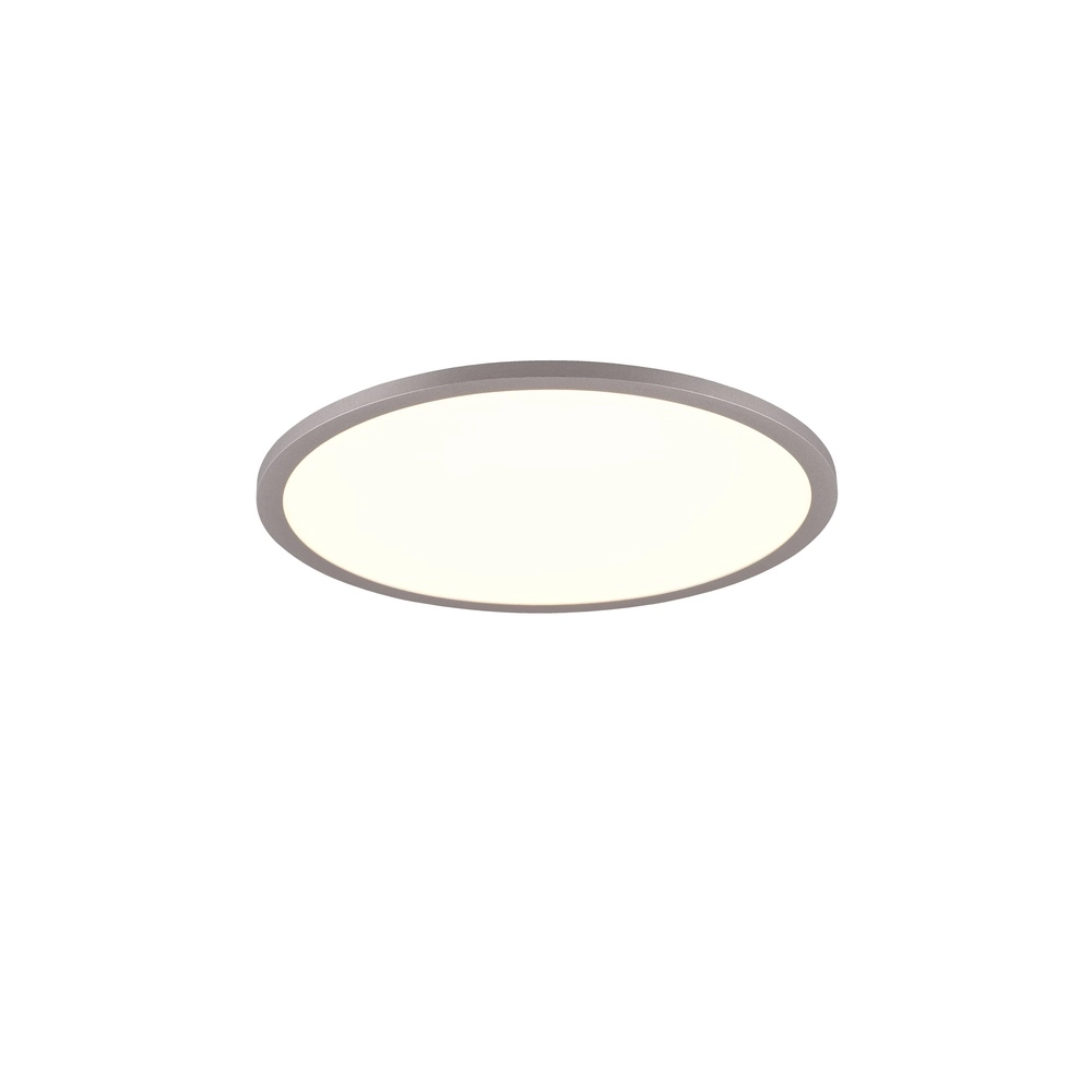 Plafonnier Yuma chrome Ø 40cm Trio 4017807581195