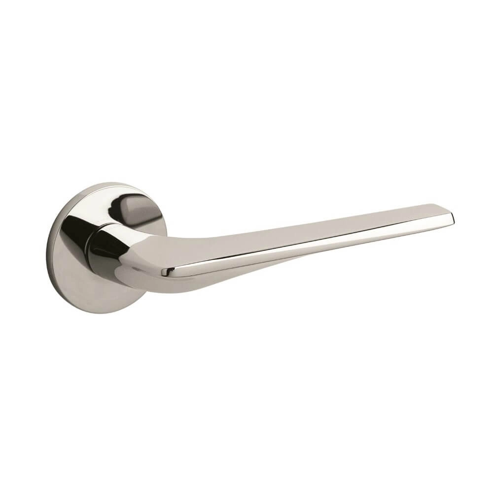 Poignée de porte design Twist nickel