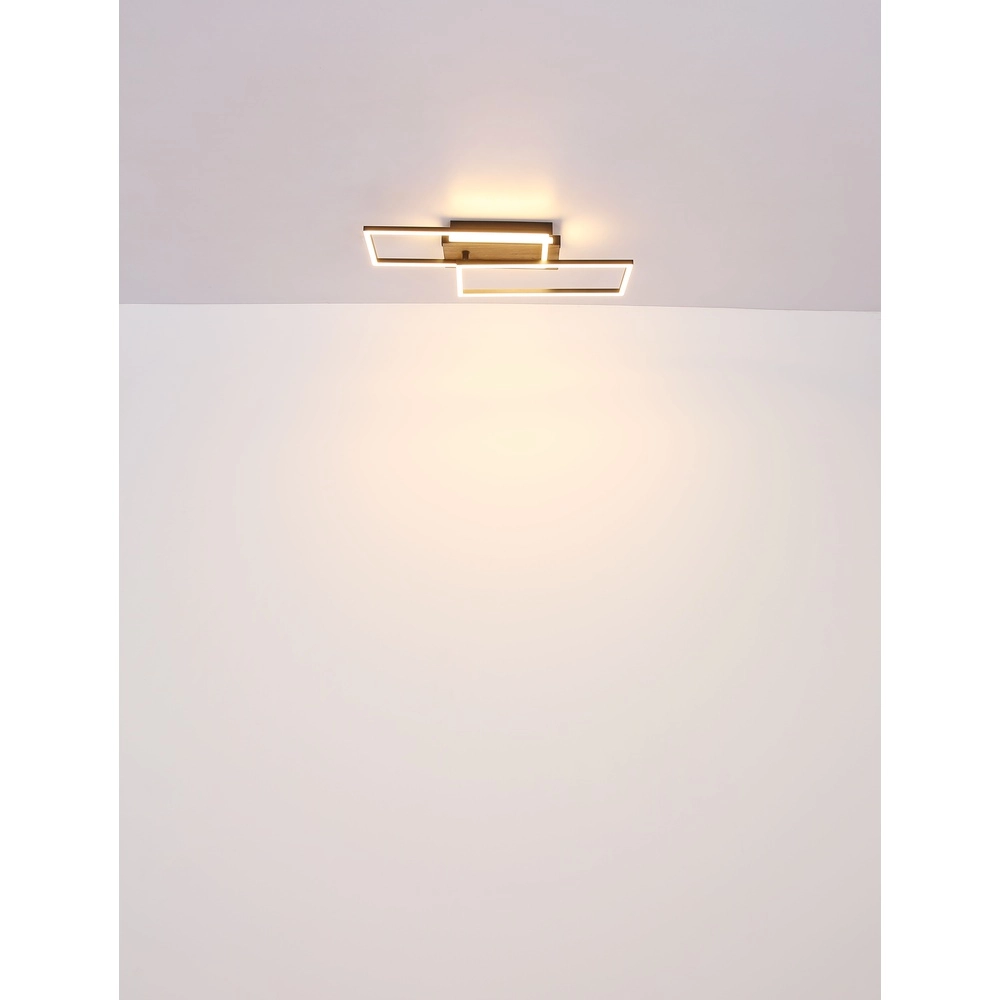 Lampe de plafond Highway noir avec brun sable Globo 9007371447794