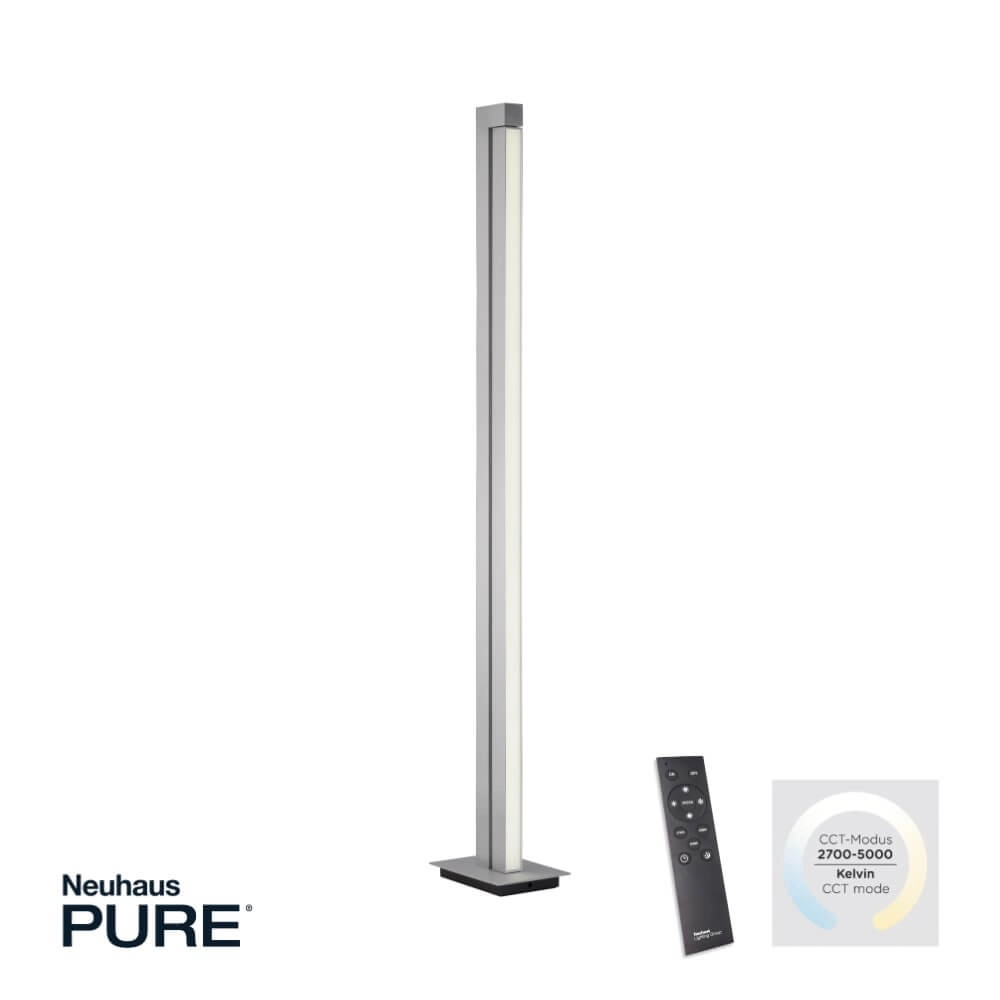 Lampadaire Pure-Lines aluminium Paul Neuhaus 4012248366332