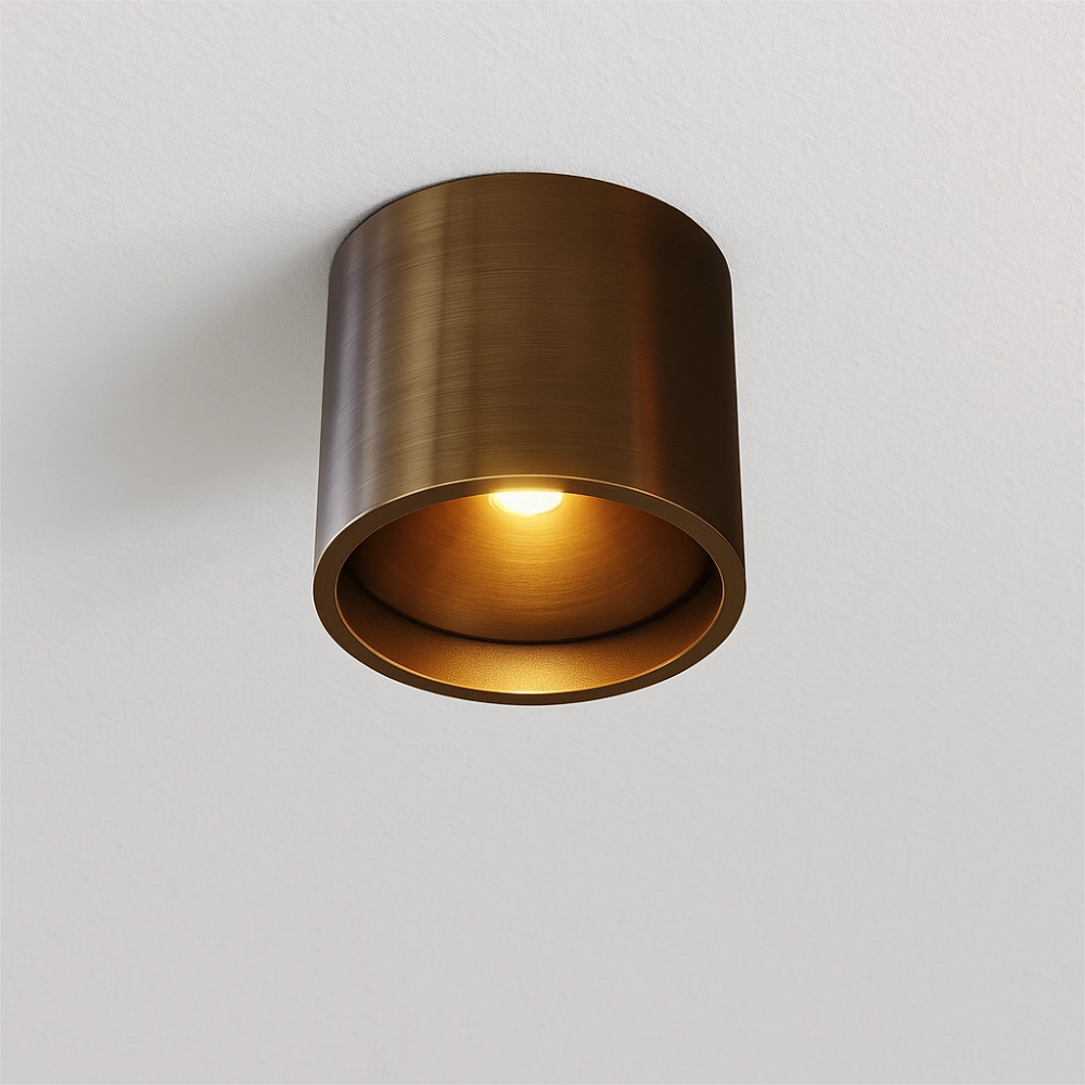 Spot de plafond led Orleans Bronze foncé