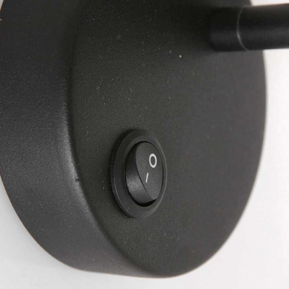 Lampe de lecture noire Bundle orientable Steinhauer 8712746151428