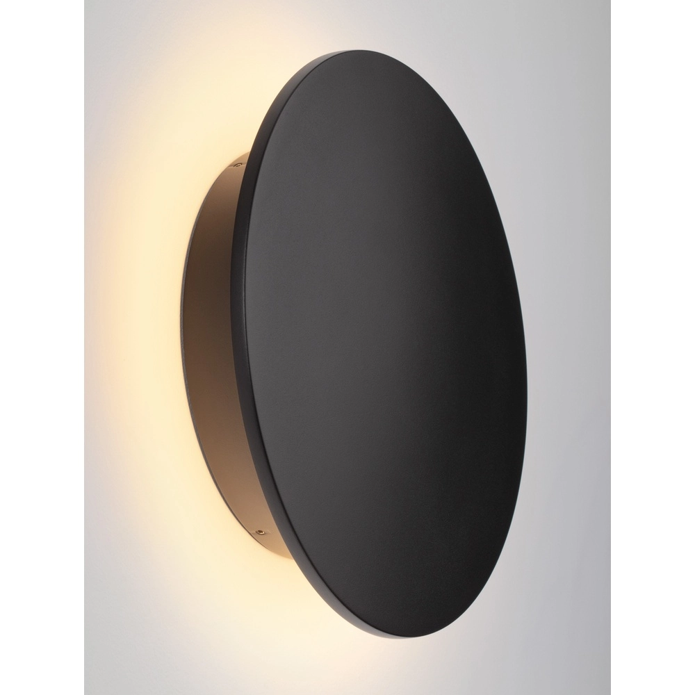 Applique murale ronde Copper noir Ø 30cm Lyora 5212017447388