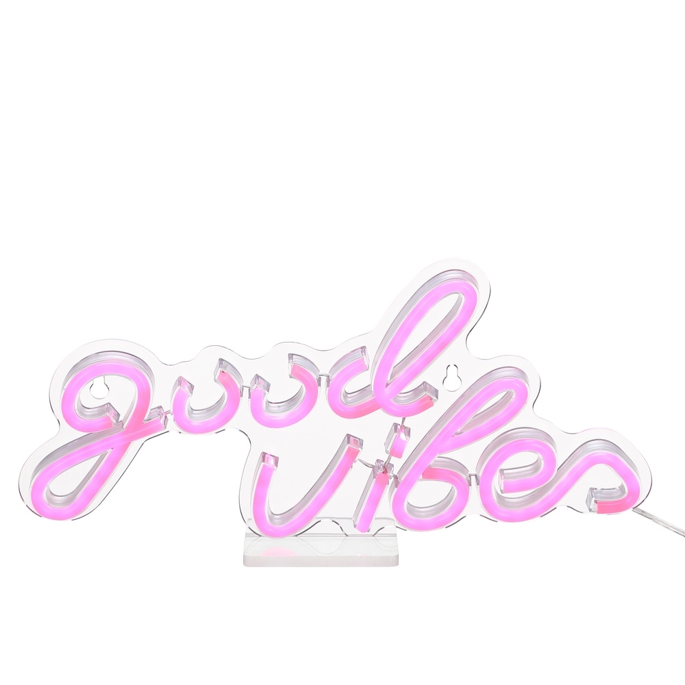 Lampe murale au néon Neon-Tales « Bonnes vibrations » Brilliant 4004353476914