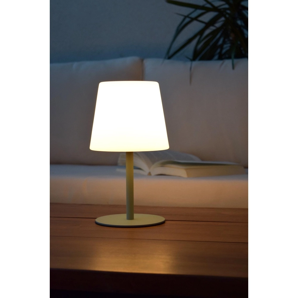 Lampe de table rechargeable Tyon Vert Lucide 5411212134752