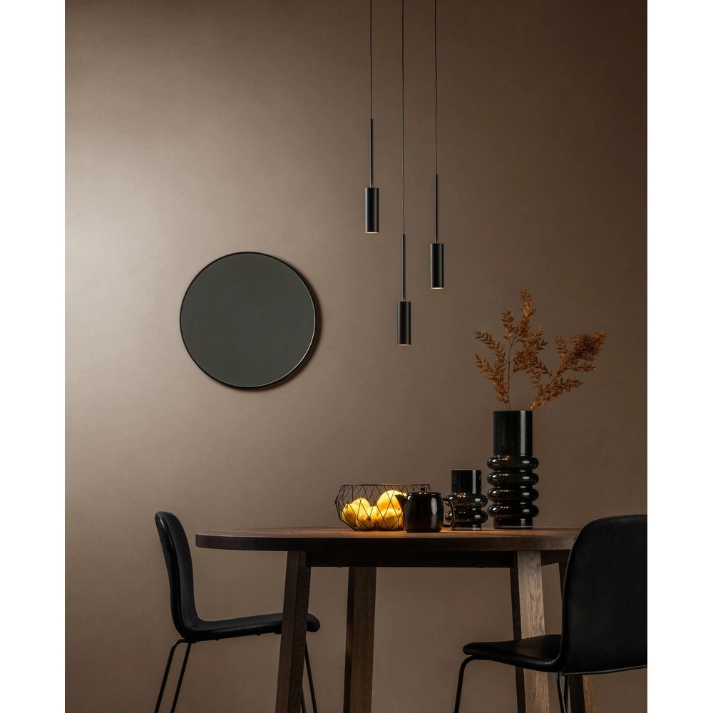 Lampe pendante à 3 lumières Tubule Noir Lucide 5411212241863