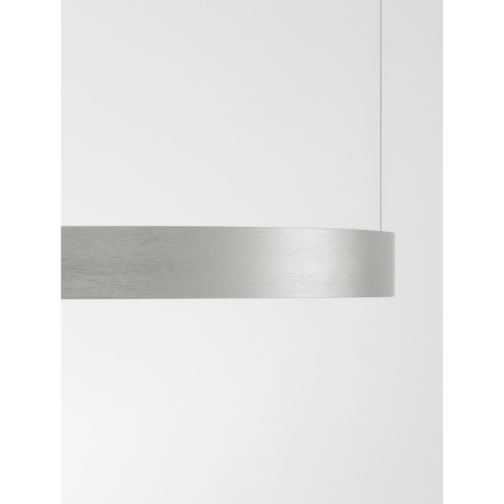 Suspension ronde Perrine gris argenté Ø 40cm Lyora 5212017438393