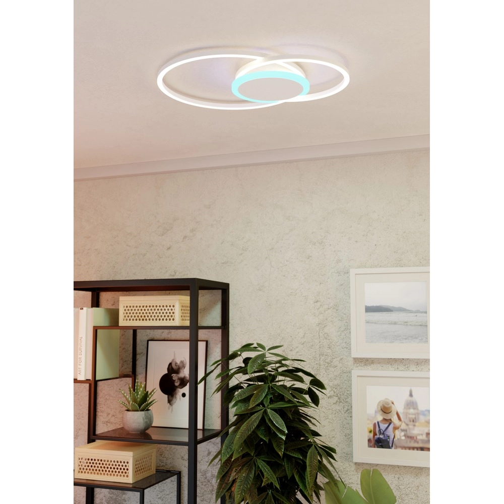 Lampe de plafond à design Amandolo 2 Blanc Eglo 9008606391486