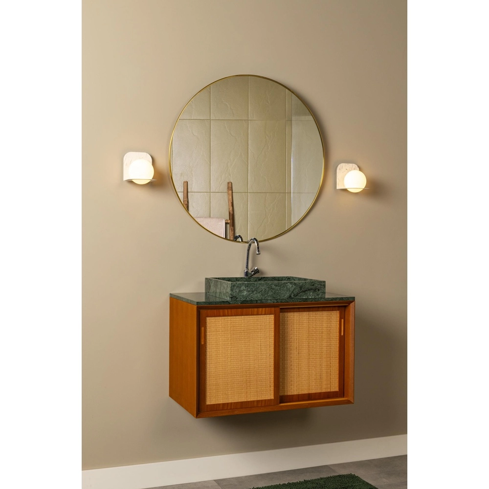 Lampe murale de conception Davy Gris adapté à la salle de bain Lucide 5411212040572