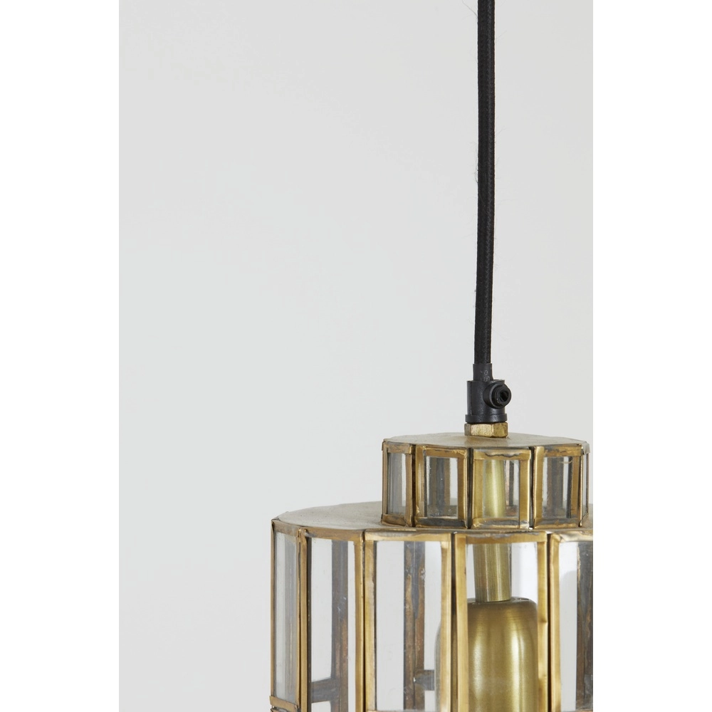 Lampe pendante ancienne Søstrene Ø 15cm - verre Light & Living 8717807262204