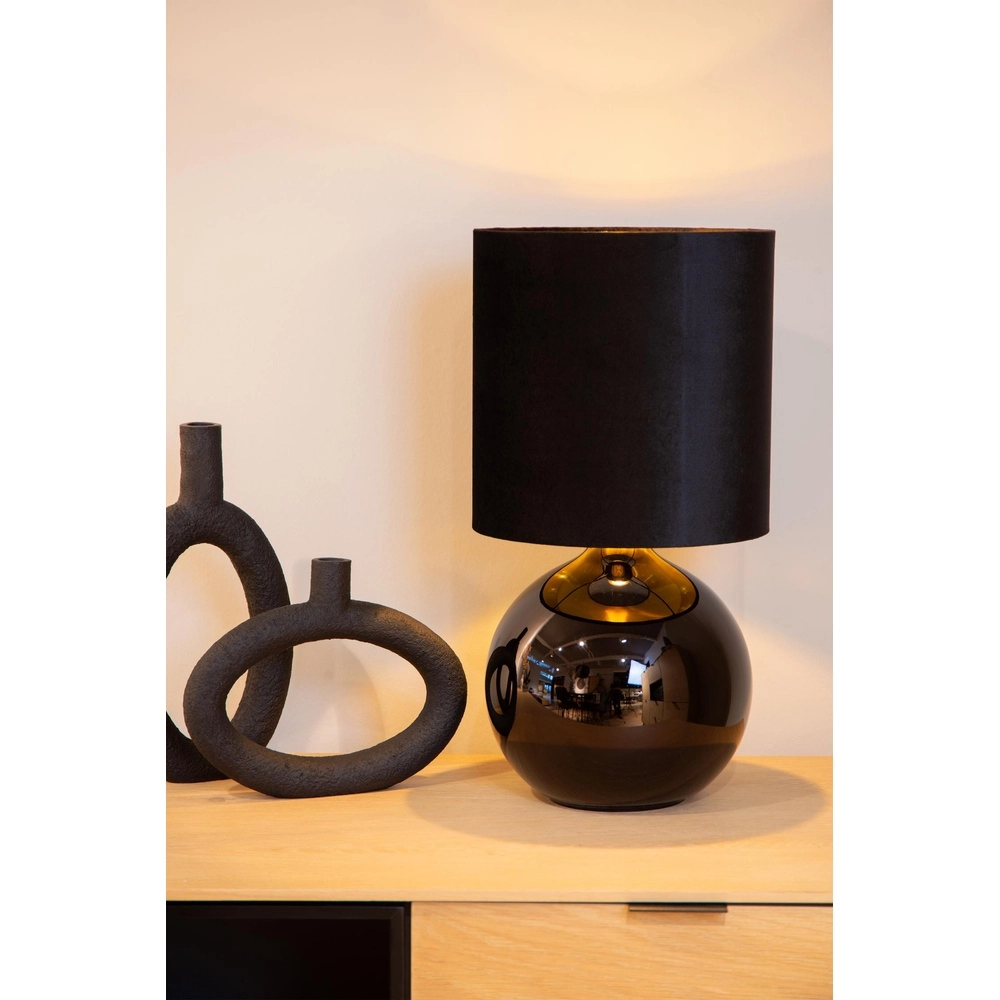 Lampe de table noire Esterad Ø 24cm Lucide 5411212105936