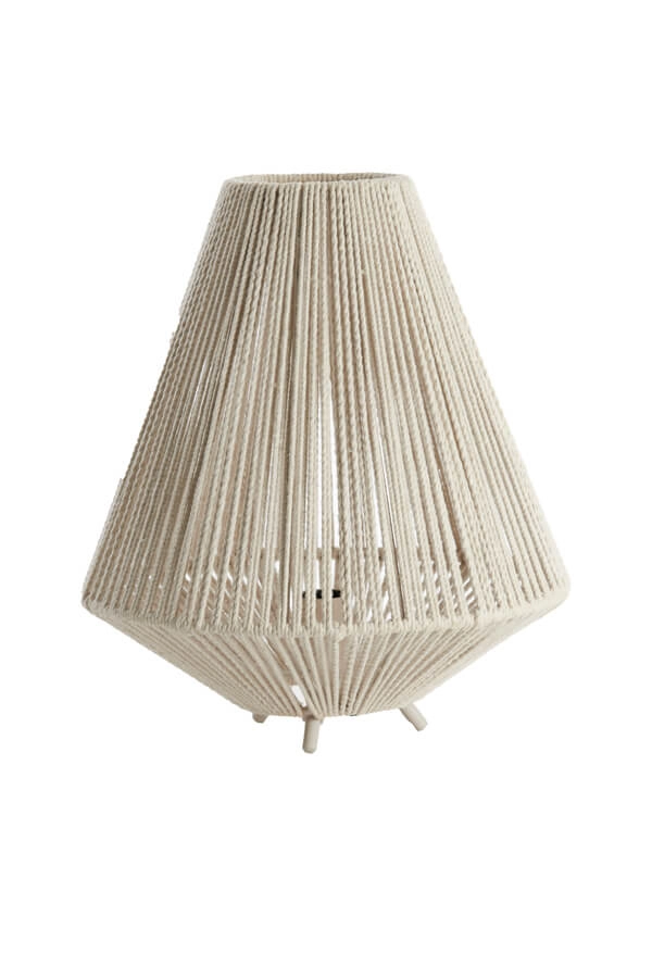 Lampe de table japandi Felida Ø 35cm crème Light & Living 8717807711917