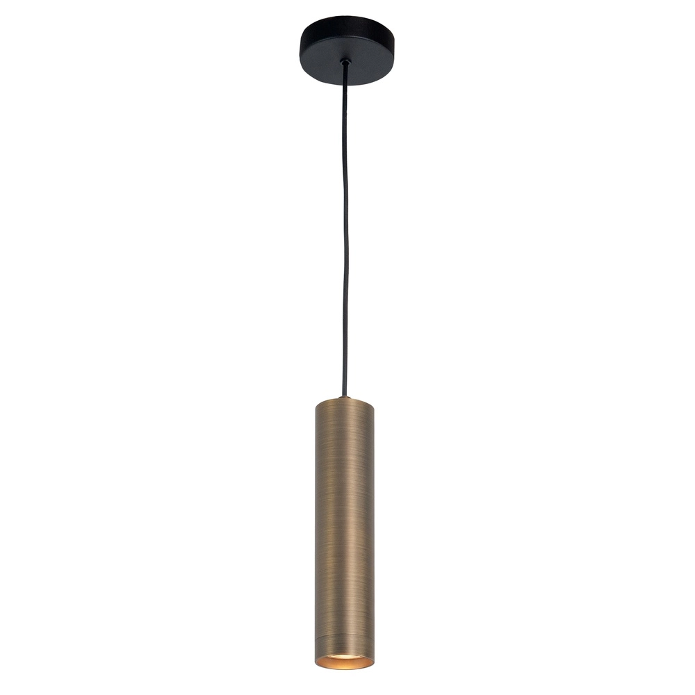 Suspension design Perugia noir avec bronze cuivré