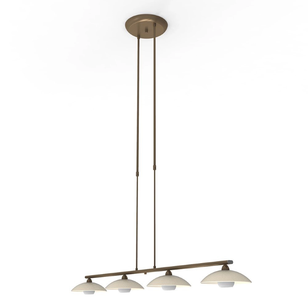 Suspension classique Souvereign classic Brun bronze à 4 lumières Suspension classique Souvereign classic Brun bronze à 4 lumières