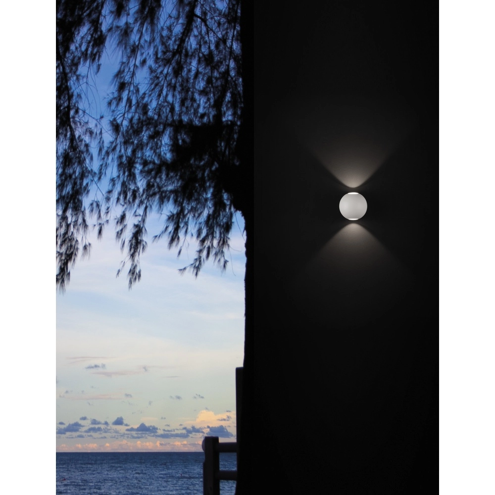 Applique murale unique Como 2 lumières blanches Lyora 5212017408952